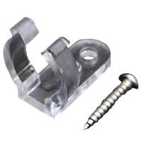 American Lighting 1/2" Plastic Clear Mounting Clip (10 Pack)
